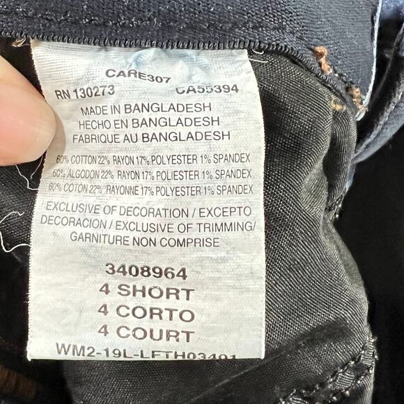 Lee Regular Fit Bootcut Mid Rise Jeans Women's 4 Short Medium Wash Stretch Denim - Picture 6 of 6